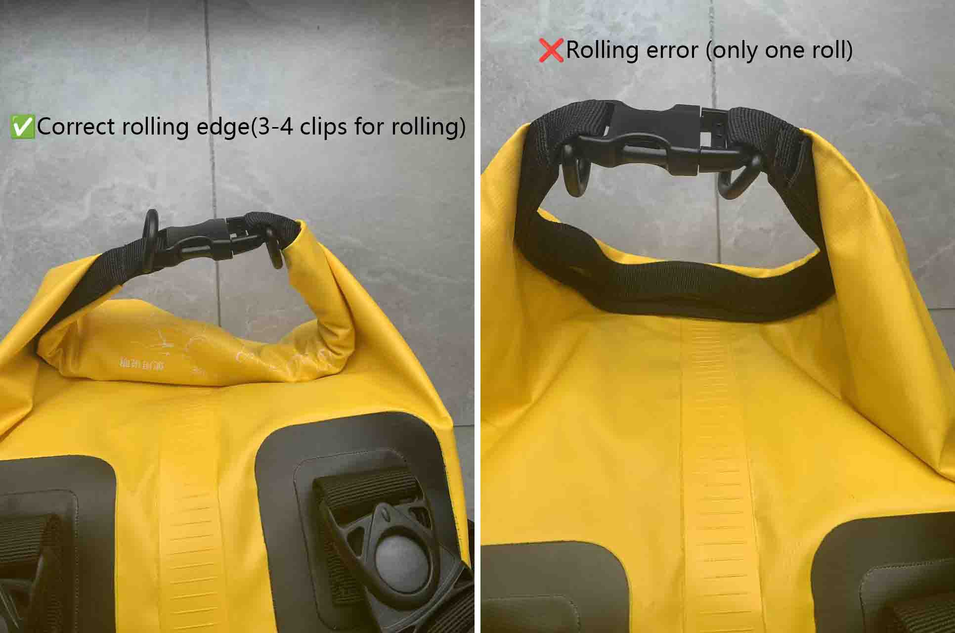 क्या सूखे बैग वास्तव में जलरोधक हैं?